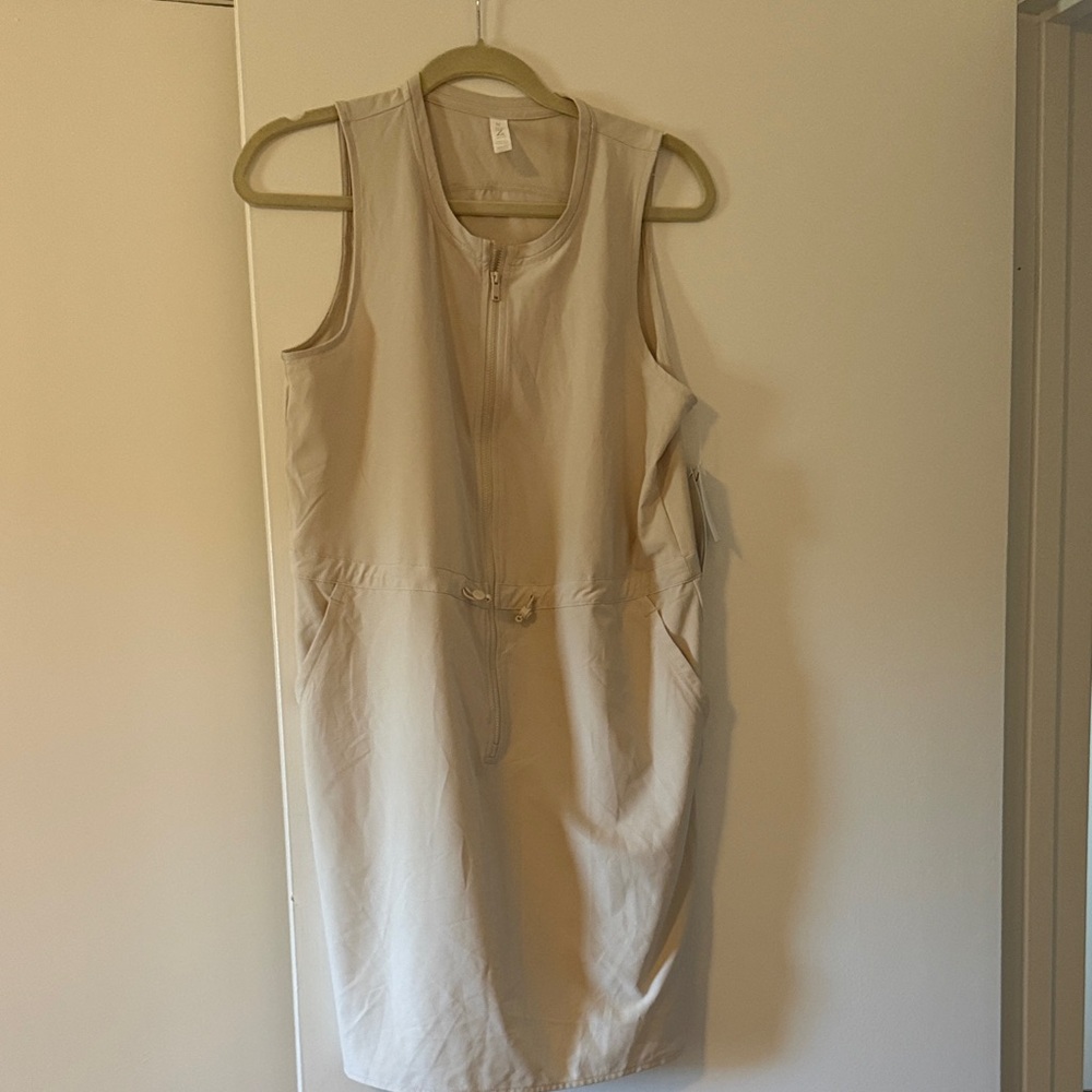 Nordstrom Cream Sleeveless Mini Dress